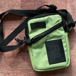 Topo Designs mint green hiking bag